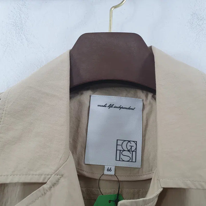 [SOLD OUT] 66 에고이스트 여성 베이지 여름 얇은 반팔 카라 점프수트