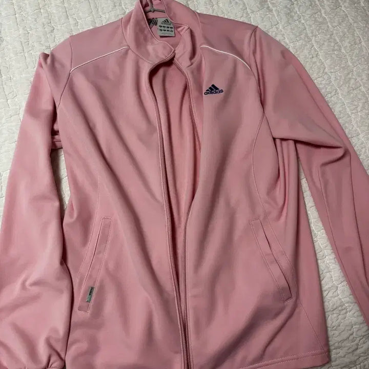 [BUNJANG] Adidas Vintage Light Pink Track Jacket / 아디다스 연핑크 져지