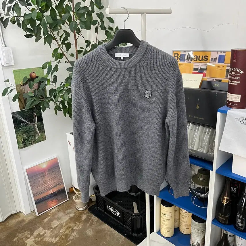 [BUNJANG] Maison Kitsuné Wool Knit XL / 메종키츠네 울니트 XL