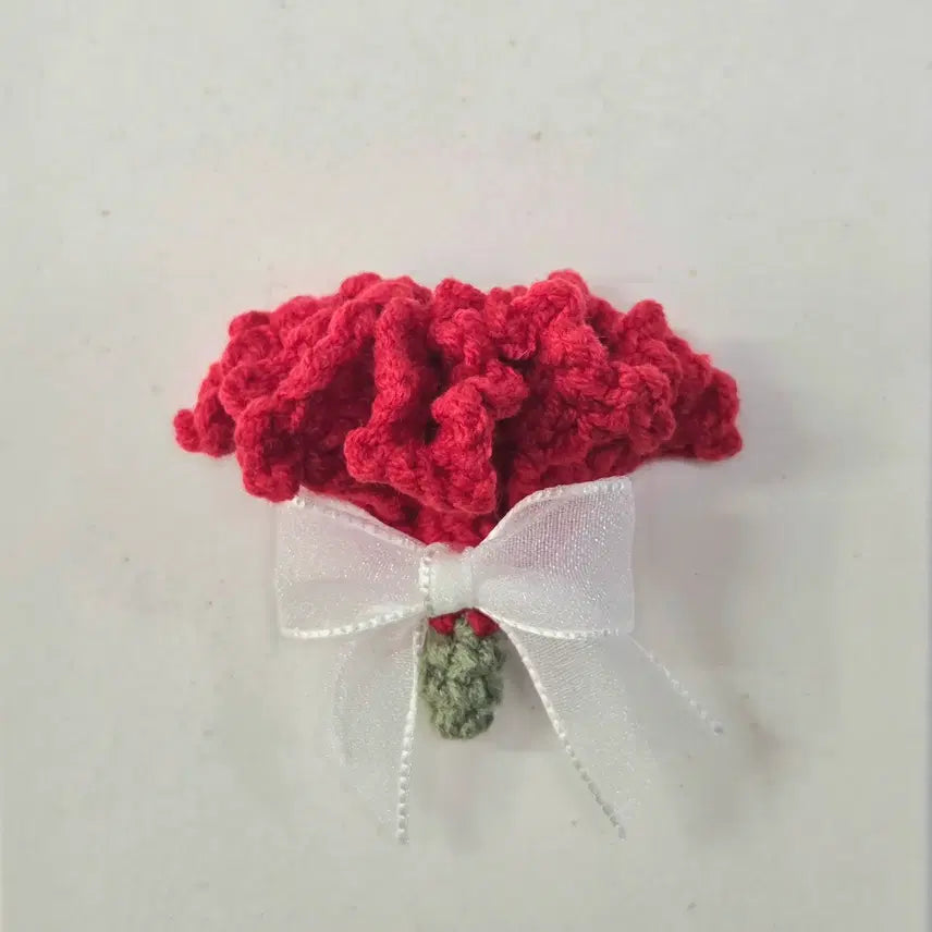 [BUNJANG] Handmade Carnation Brooch / [핸드메이드] 정성 담은 카네이션 브로치(단품)