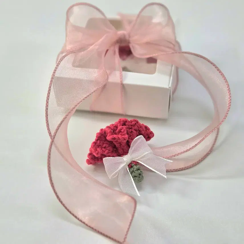 [BUNJANG] Handmade Carnation Brooch / [핸드메이드] 정성 담은 카네이션 브로치(단품)