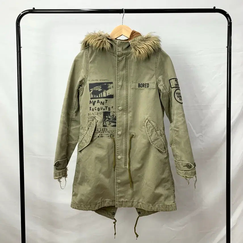 [BUNJANG] Hysteric Glamour Fishtail Parka / 히스테릭 글래머 피쉬테일 파카