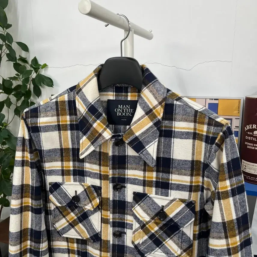 [BUNJANG] Man on the Boon Checkered Shirt Jacket M / 맨온더분 체크 셔츠 자켓 M