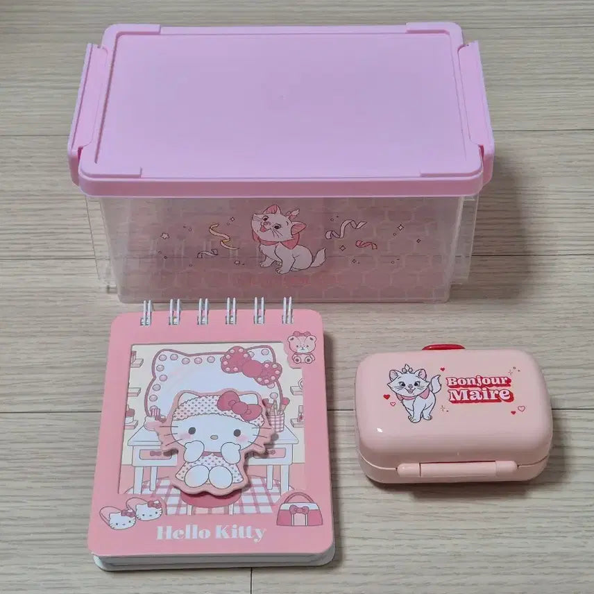 [SOLD OUT] 헬로키티 입체 수첩 마리 보관함 수납함