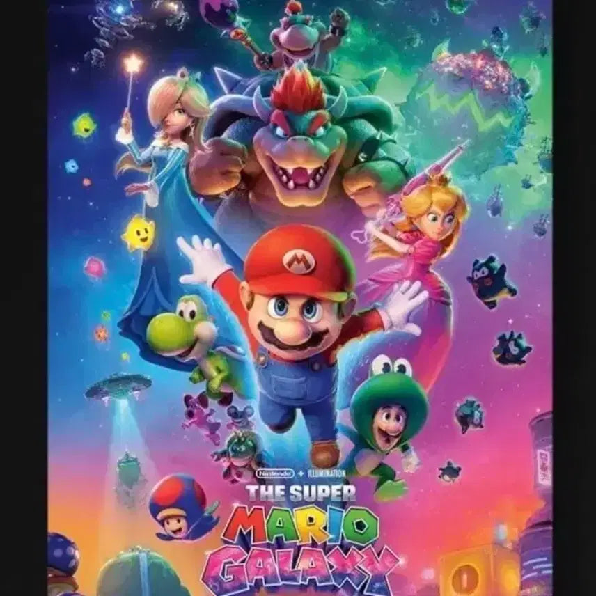 [BUNJANG] Super Mario A3 Poster / (번장최저가) 슈퍼마리오 A3포스터 팝니다. (sx버전, 거래후기 많아요