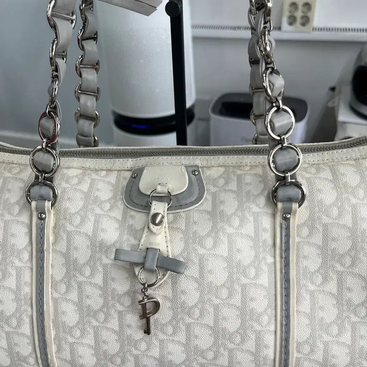 [BUNJANG] Dior Oblique Heart Charm Boston Bag / 디올 오블리크 하트참 보스턴백