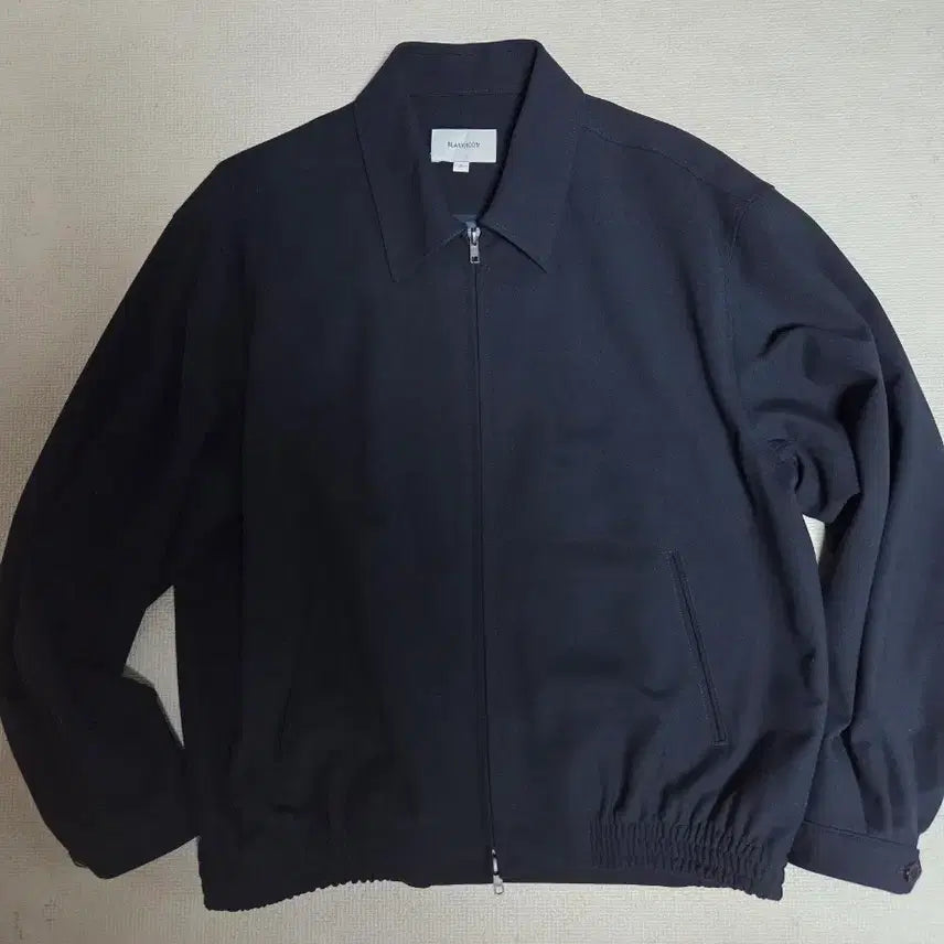 [BUNJANG] Blank Room Knit Blouson Navy / (3) 블랭크룸 니트 블루종 네이비