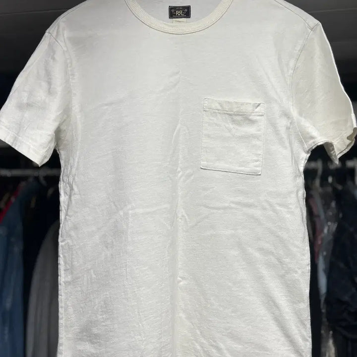 [BUNJANG] RRL Two-Pack T-Shirt White Pocket S / RRL 투팩 티셔츠 화이트 포켓 S