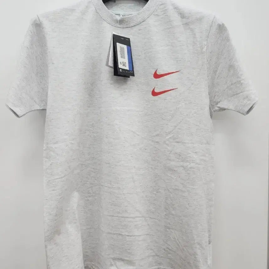 [SOLD OUT] 나이키 더블 스우시 반팔 티셔츠 멜란지 XXL 새상품