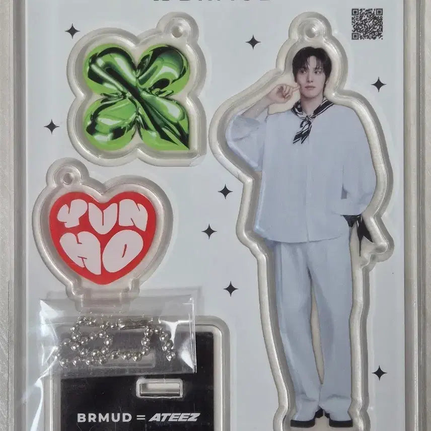 [BUNJANG] ATZ Yunho BRMUD Acrylic Keyring / BRMUD 에이티즈 윤호 아크릴 키링