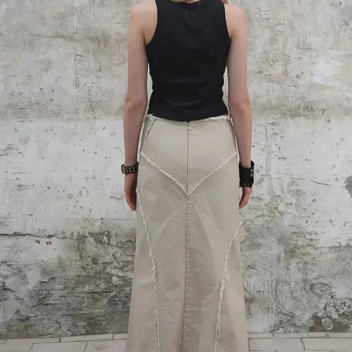 [BUNJANG] Dared Long Skirt / 데어드 dared 롱스커트