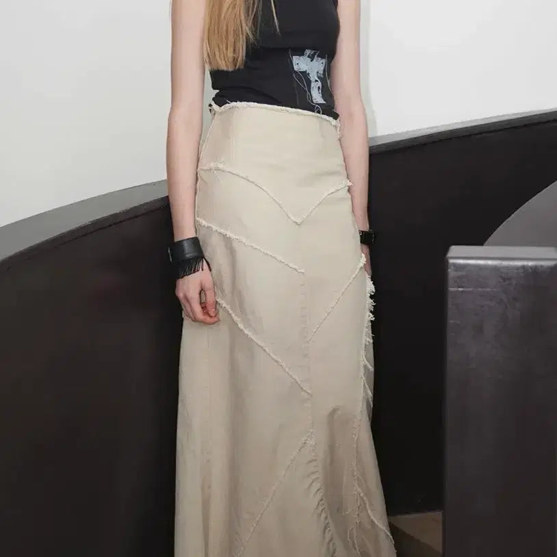 [BUNJANG] Dared Long Skirt / 데어드 dared 롱스커트