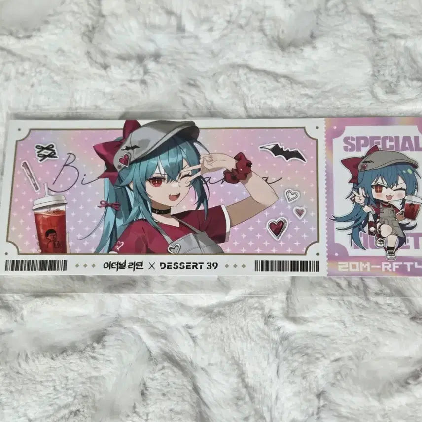 [BUNJANG] Eternal Return Dessert39 Collaboration Ticket Bianca Version / 이터널리턴 디저트39 콜라보 티켓 비앙카
