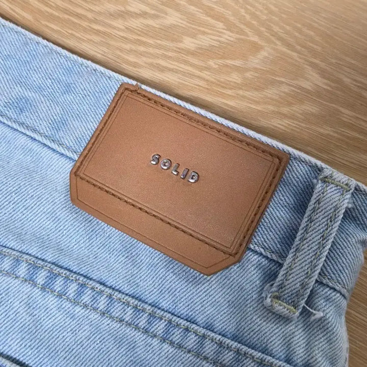 [BUNJANG] Solid Homme Wide Light Wash Denim Jeans / 솔리드옴므 와이드 연청 데님 48