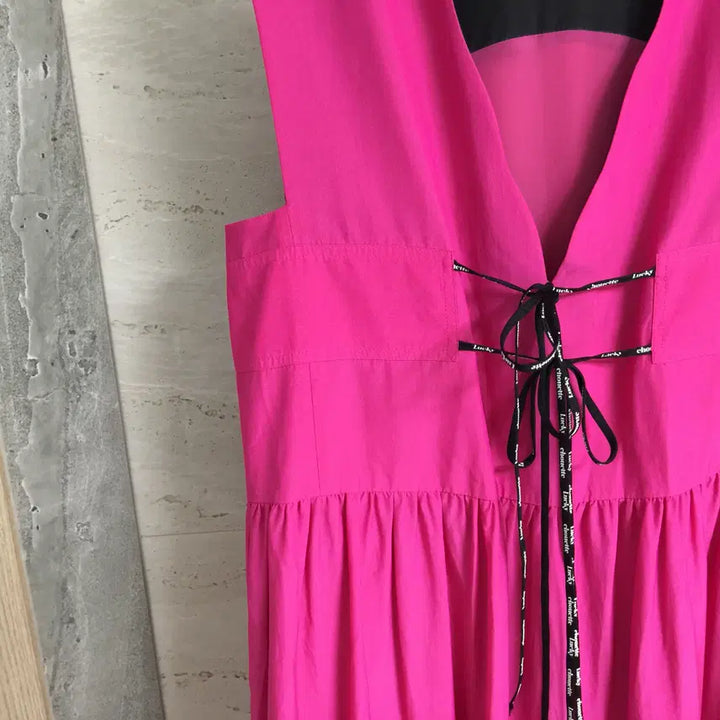 [BUNJANG] Lucky Chouette String Tiered Long Dress / 럭키슈에뜨 스트링 캉캉 롱 원피스 55