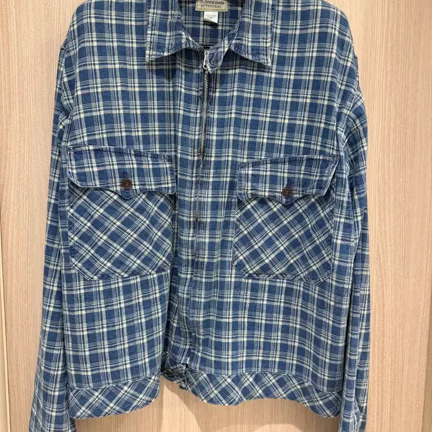 [SOLD OUT] 더블알엘 RRL 블루 체크 셔츠 자켓 XXL
