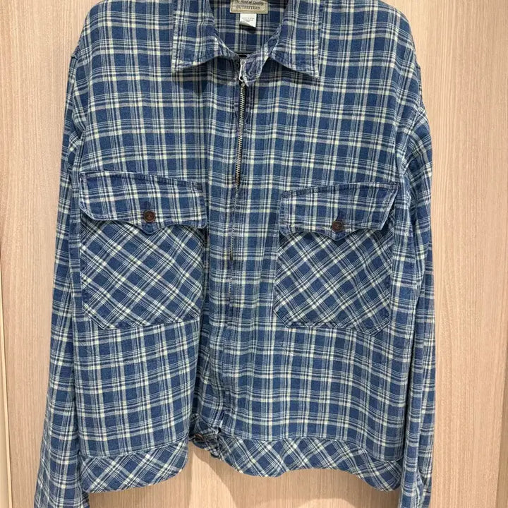 [SOLD OUT] 더블알엘 RRL 블루 체크 셔츠 자켓 XXL