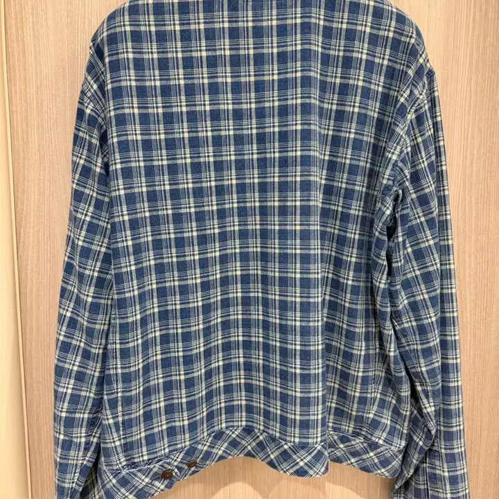 [SOLD OUT] 더블알엘 RRL 블루 체크 셔츠 자켓 XXL