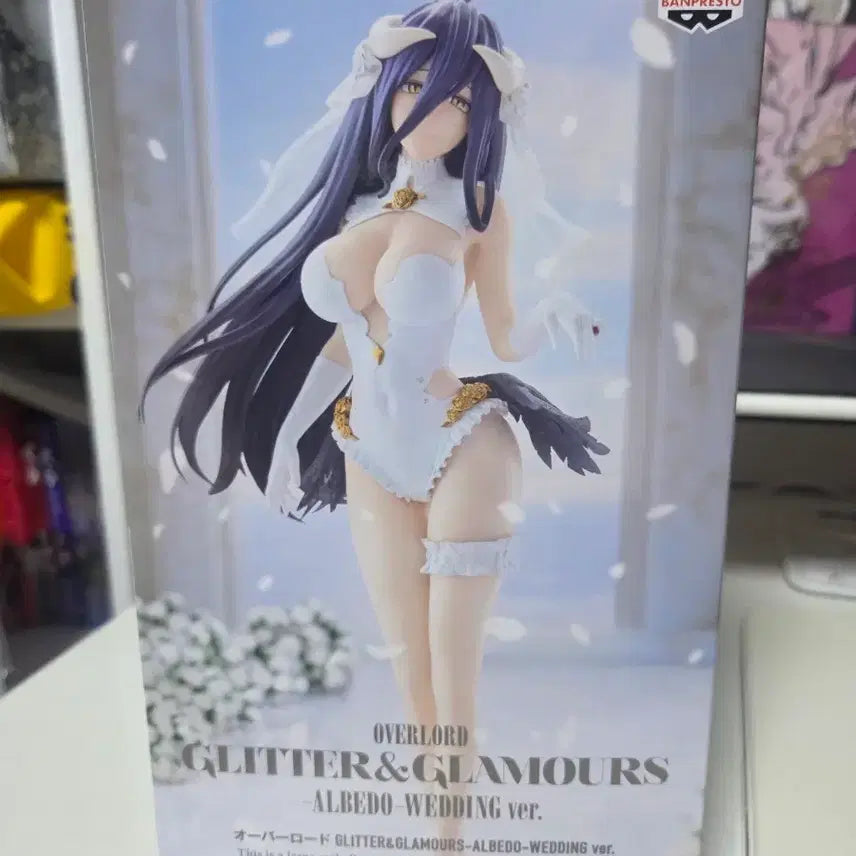 [BUNJANG] Overlord Albedo Wedding Ver. Glitter &amp; Glamours Figure / 오버로드 GLITTER &amp; GLAMOURS 알베도 웨딩 ver. 피규어