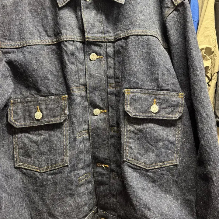 [SOLD OUT] 아웃스탠딩 셀비지 데님자켓 42사이즈 L