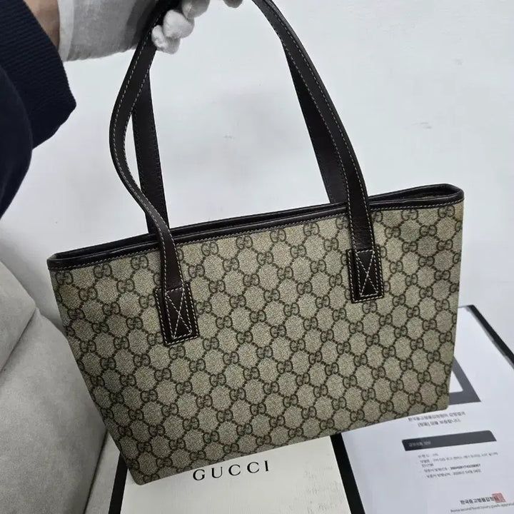 [BUNJANG] Gucci Signature Tote Bag / [보증서 정품] 구찌 시그니처 토트백