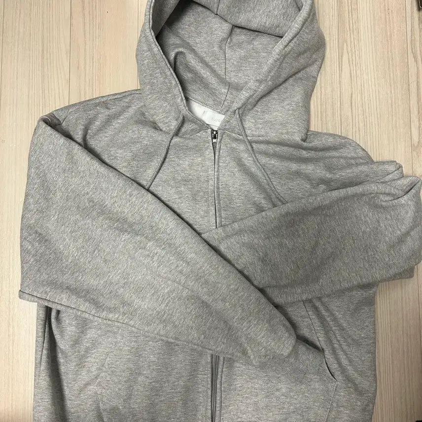 [BUNJANG] Gray Hoodie Zip-Up / 그레이 후드 집업