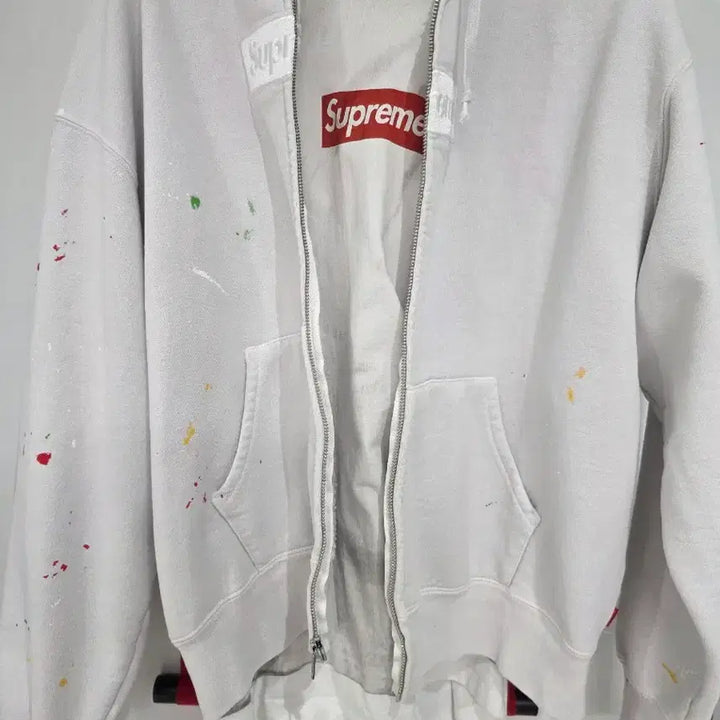 [SOLD OUT] m)슈프림x마르지엘라 박스로고 후드집업