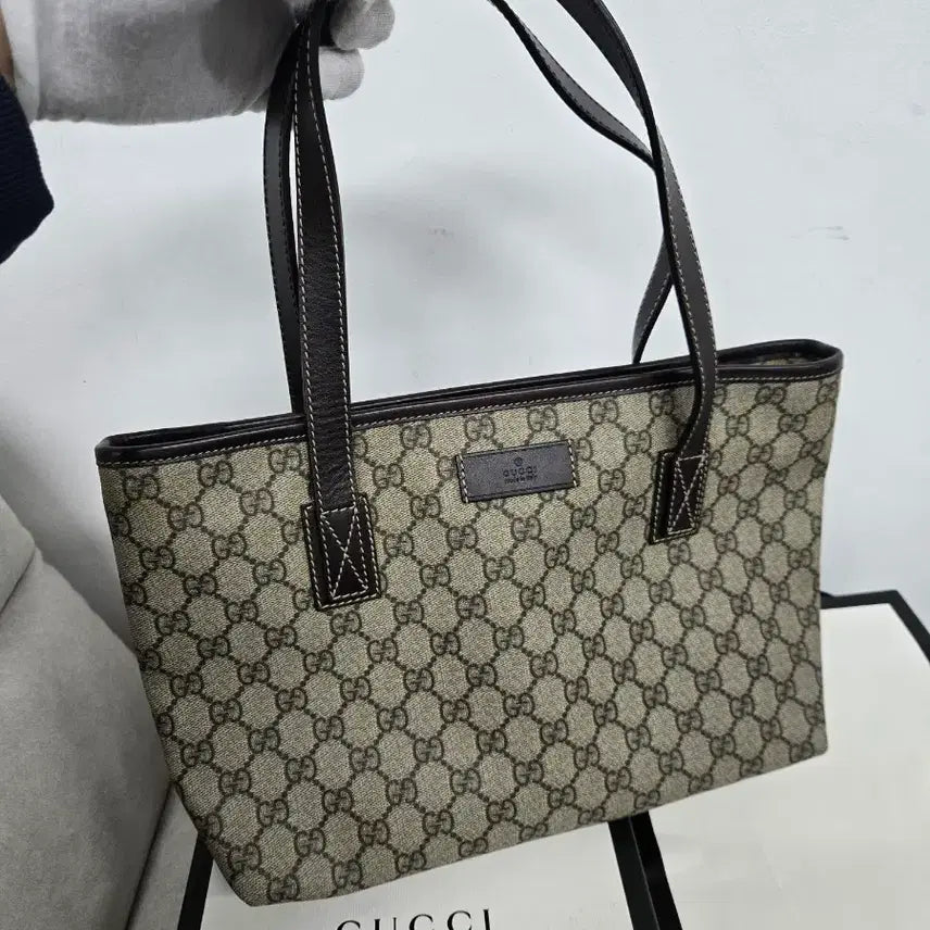[BUNJANG] Gucci Signature Tote Bag / [정품] 구찌 시그니처 토트백