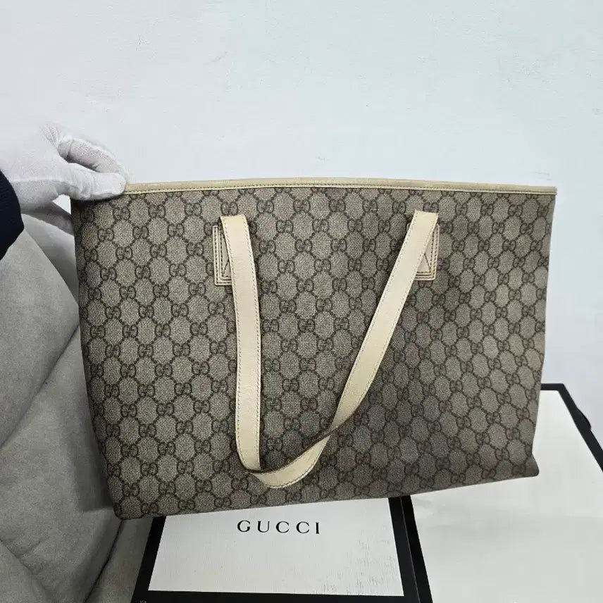 [BUNJANG] Gucci Signature Tote Shoulder Bag / [정품] 구찌 시그니처 토트 숄더백