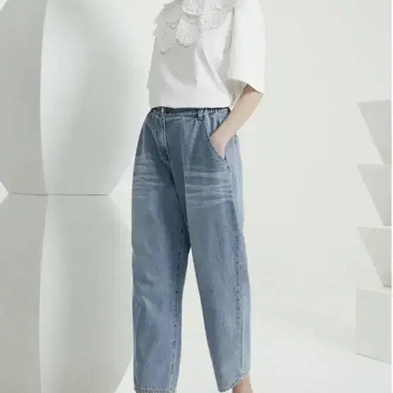 [BUNJANG] TIME Bending Denim Pants / 타임 밴딩 데님 팬츠