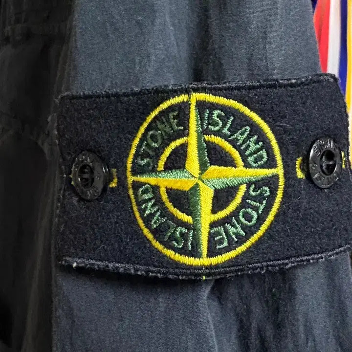 [SOLD OUT] [S] 스톤아일랜드 18ss 올드이펙트 오버셔츠 블랙