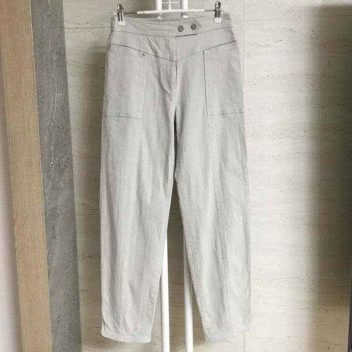 [BUNJANG] SYSTEM High-Waisted Straight Leg Pants / SYSTEM 시스템 하이웨이스트 스트레이트 레그 팬츠 64