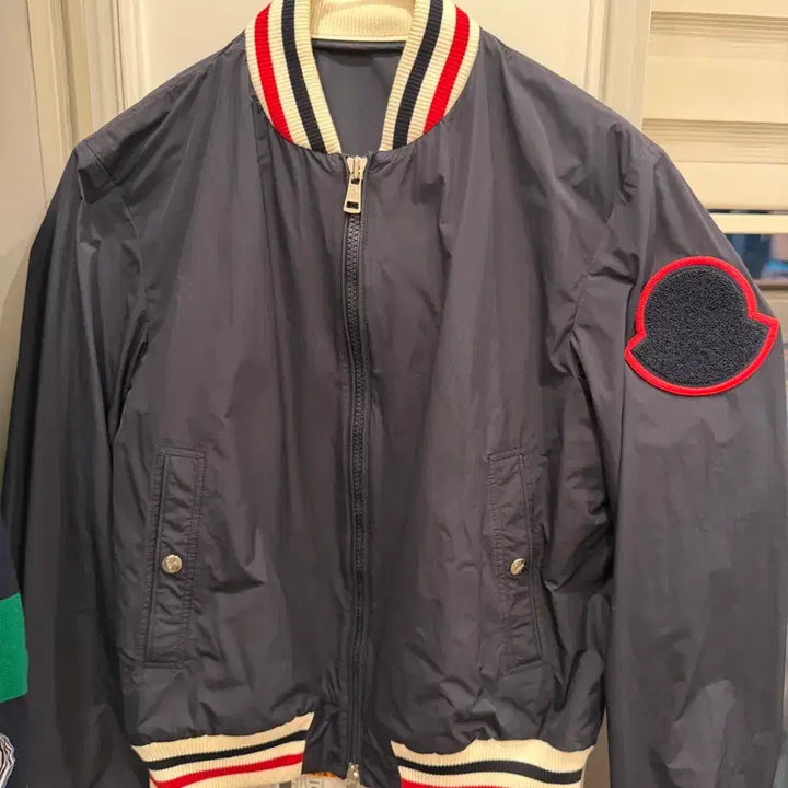 [BUNJANG] Moncler Navy Bomber Jacket Unisex Authentic / 몽클레어 네이비 봄버 자켓 남녀공용 정품