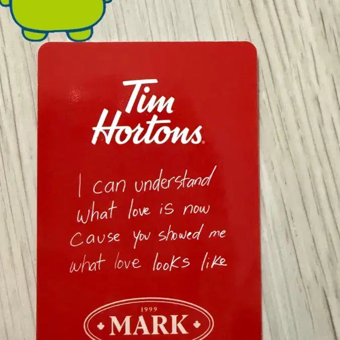 [BUNJANG] Mark Tim Hortons Photocard / nct 엔시티 마크 팀홀튼 포카
