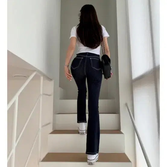 [BUNJANG] Modern Robe Raw Denim Bootcut Jeans (Long M) / 모던로브 생지부츠컷데님 롱m