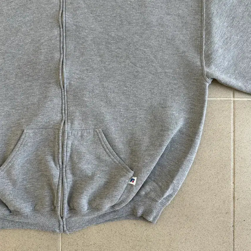 [BUNJANG] 00s 빈티지 러셀 후드집업 그레이 XL / 00s 빈티지 러셀 후드집업 그레이 XL