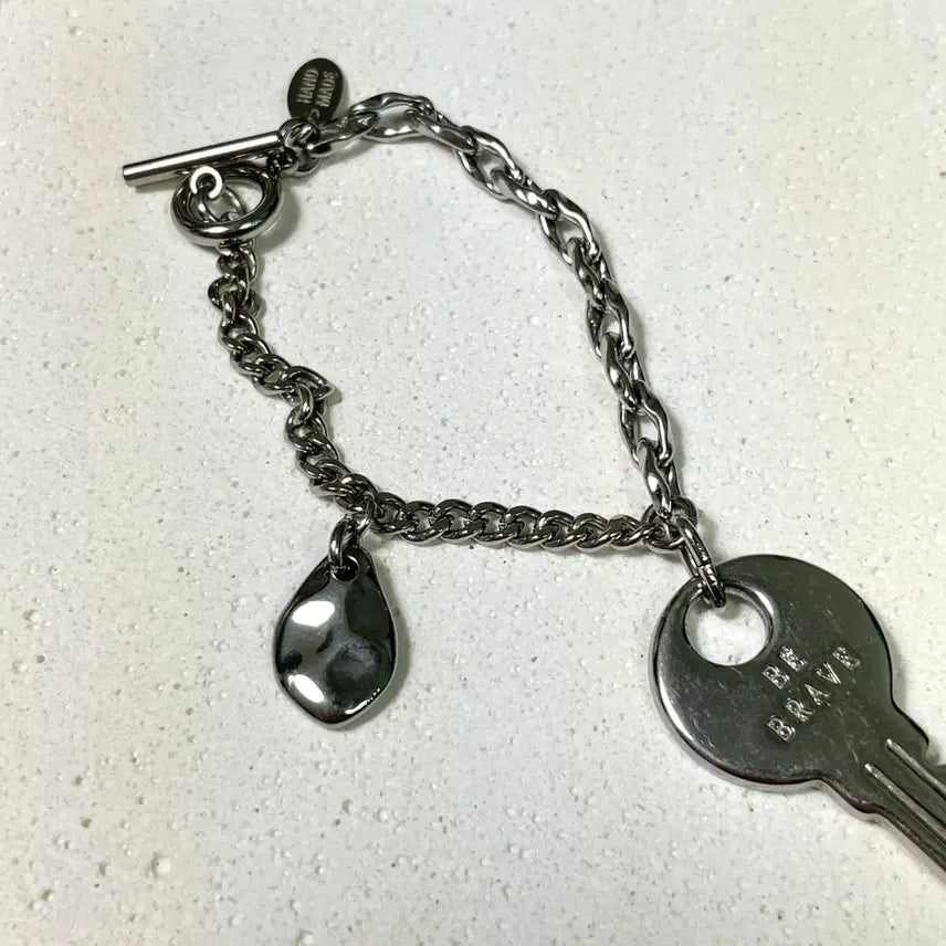 [BUNJANG] Handmade Keyring with Key Fragment Message / 열쇠 한 조각 메시지 핸드메이드키링