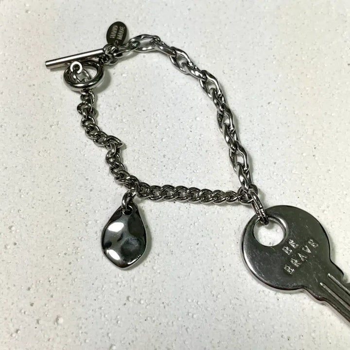 [BUNJANG] Handmade Keyring with Key Fragment Message / 열쇠 한 조각 메시지 핸드메이드키링