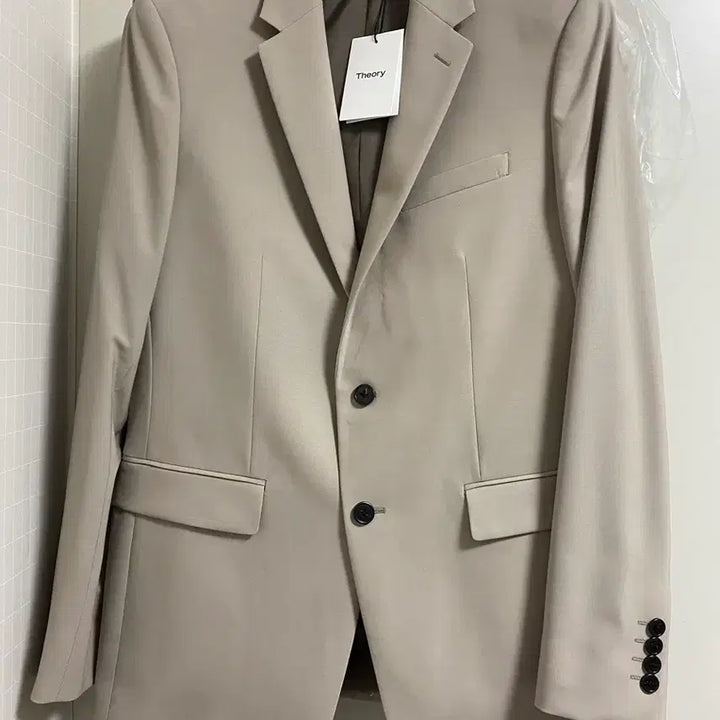 [BUNJANG] Theory New Tailor 2 Wool Blazer Dark Sand / 새상품 띠어리 챔버스 뉴테일러2 울블레이저 40R 다크샌드