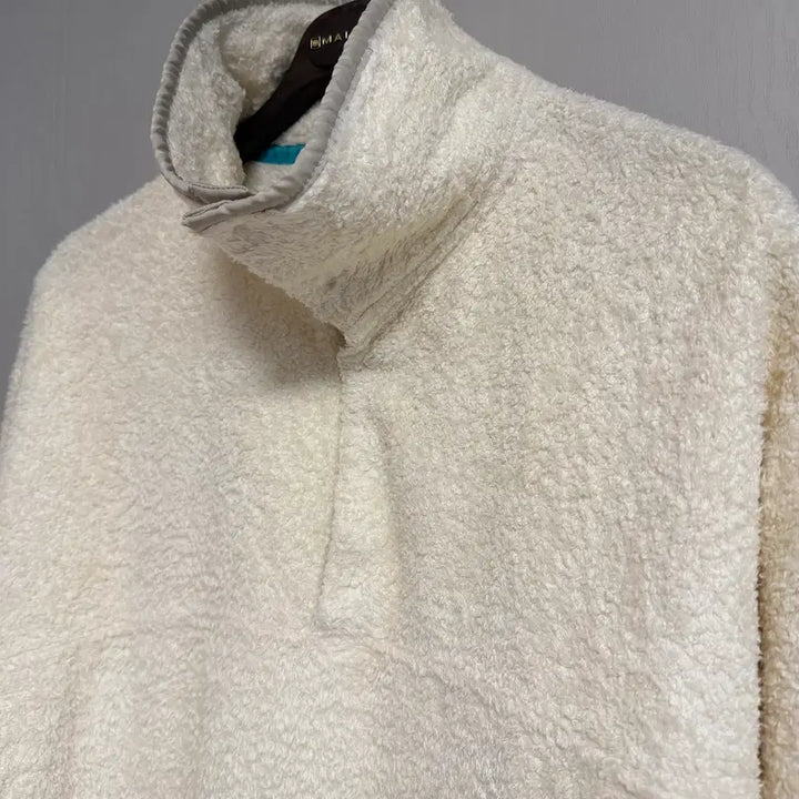 [BUNJANG] NICE NESS Wild Silk Boa Pullover Blouson / [L]나이스네스 Dewey 와일드 실크 보아 풀오버 블루종