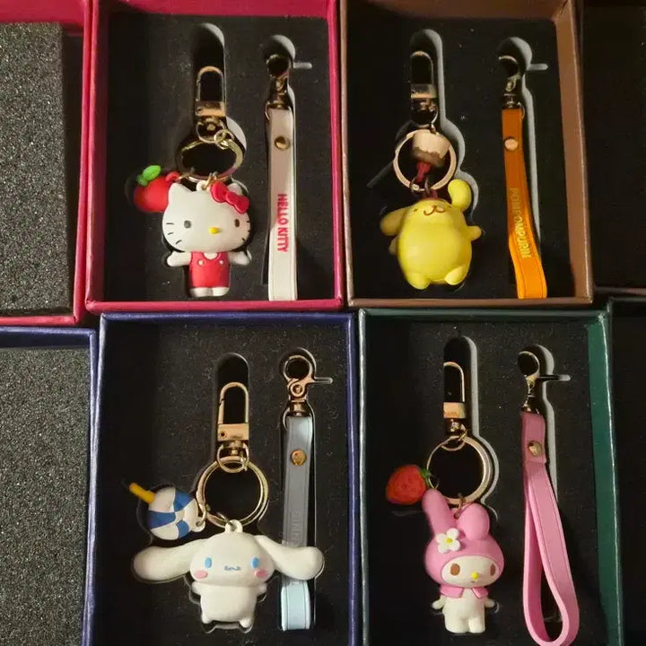[BUNJANG] Sanrio Character Keyring Set (2019 Lotteria) / 산리오 키링 세트 미사용