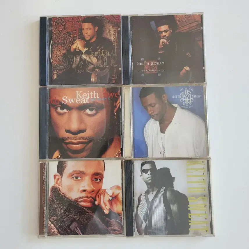 [BUNJANG] Keith Sweat CD Album Bundle Set / 미국의 R&amp;B가수  <키스 스웨트>의 CD앨범 (6장 일괄)