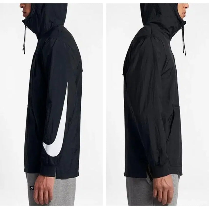 [BUNJANG] Nike Woven Packable Big Swoosh Anorak Jacket / Nike 나이키 우븐 패커블 빅스우시 아노락자켓