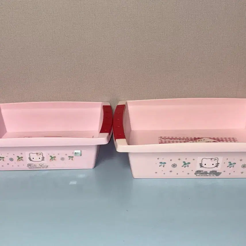 [BUNJANG] Vintage Sanrio Strawberry Kitty Storage Box - Small / 고전키티 산리오 딸기키티 수납함 보관함 소형
