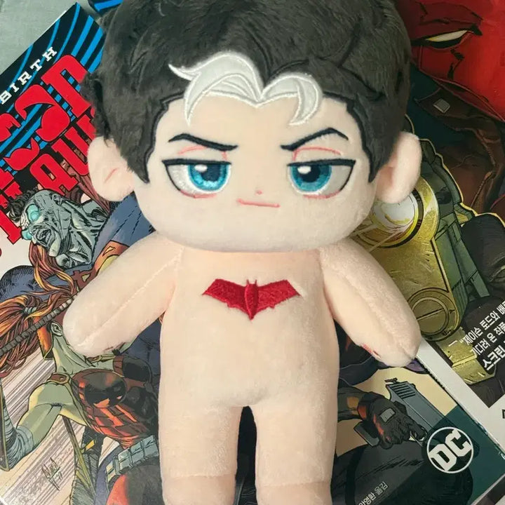 [BUNJANG] DC Red Hood Jason Todd Robin Plush Doll (Bone Skeleton Included) / <~6.15 할인> DC 레드 후드 제이슨 토드 로빈 누이 솜인형 뼈깅