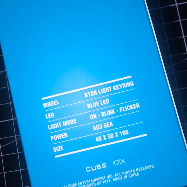 [BUNJANG] BTOB Light Stick Keyring / BTOB 비투비 나팔봉 (응원봉) 라이트 키링