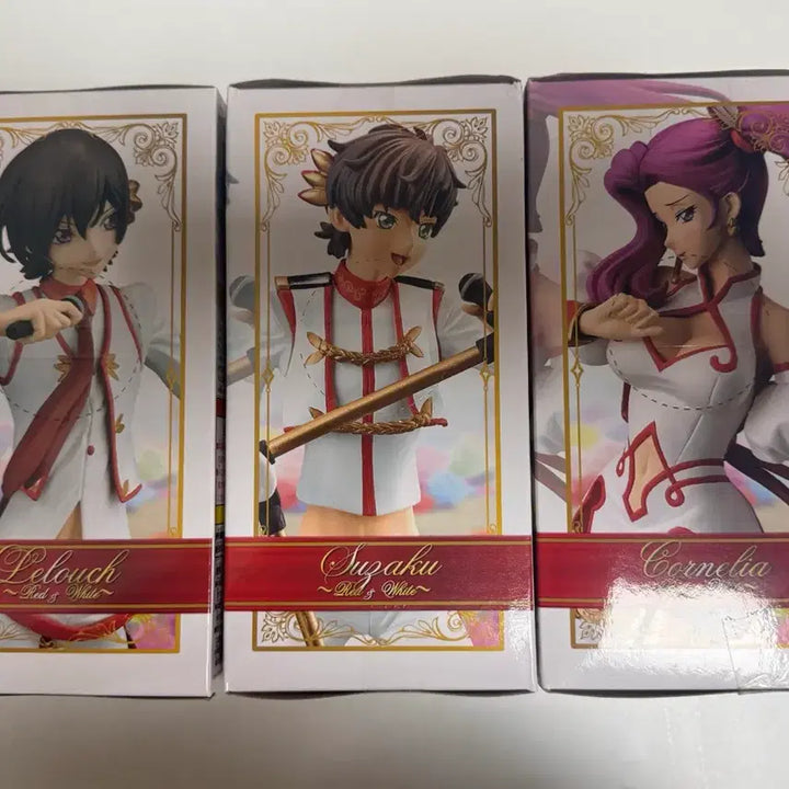 [BUNJANG] Code Geass DXF Lelouch, Suzaku, Cornelia Figure Bundle Set / (미개봉)코드기어스 DXF 를르슈,스자쿠,코넬리아 피규어 일괄