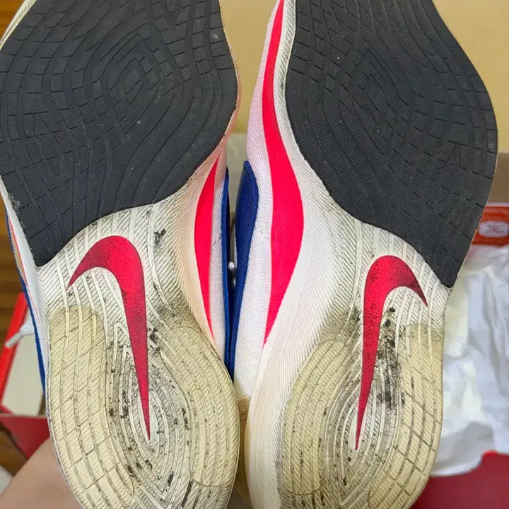 [BUNJANG] Nike Moon Racer White Blue Sneakers / 나이키 문레이서 흰파핑 230