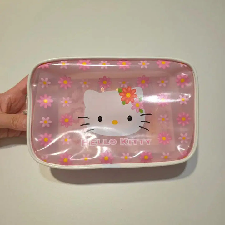 [BUNJANG] Hello Kitty Pouch Sticker and Letter Set (Classic Kawaii) / 헬로키티 파우치 스티커 편지 세트 고전 카오하나 키티
