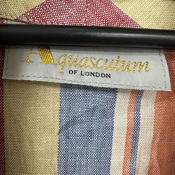 [BUNJANG] [L] AQUASCUTUM 아쿠아스큐텀 린넨비대칭 블라우스 / [L] AQUASCUTUM 아쿠아스큐텀 린넨비대칭 블라우스